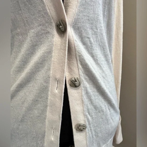 Club Monaco Cream Cashmere Cardigan sz XS - Picture 5 of 13